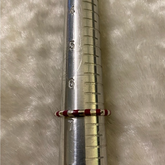 ☘️TIFFANY & CO. RARE! PALOMA PICASSO CANDY CANE BAND RING - Picture 7 of 7